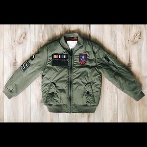 Zara Kids Bomber Jacket Coat